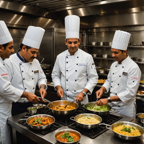Peut-on trouver une croisière qui propose des cours de cuisine indienne avec des chefs locaux?