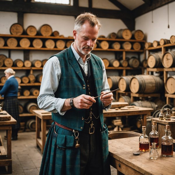 Où séjourner pour des vacances en Écosse avec des ateliers de fabrication de tartan et des visites de distilleries?
