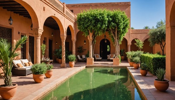 Hôtels jardin à Marrakech : Séjournez dans la verdure marocaine